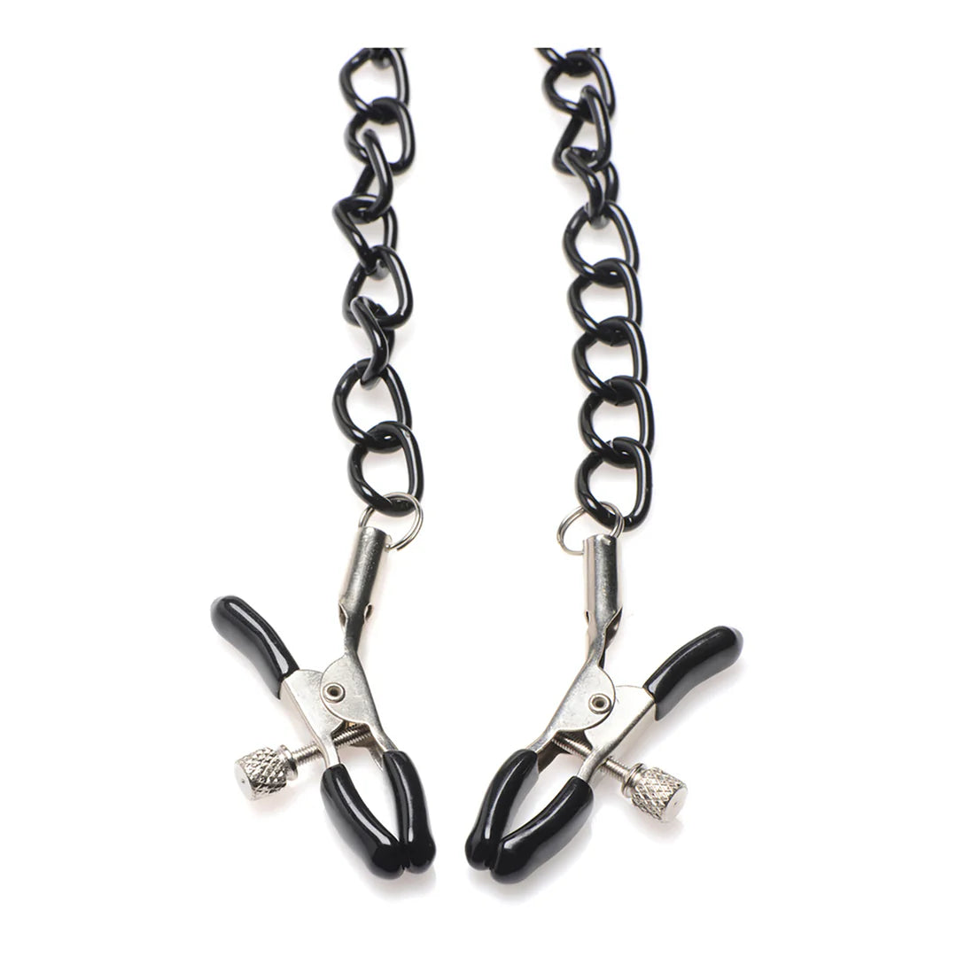 MASTERSERIES Collared Temptress - Collar Nipple Clamps