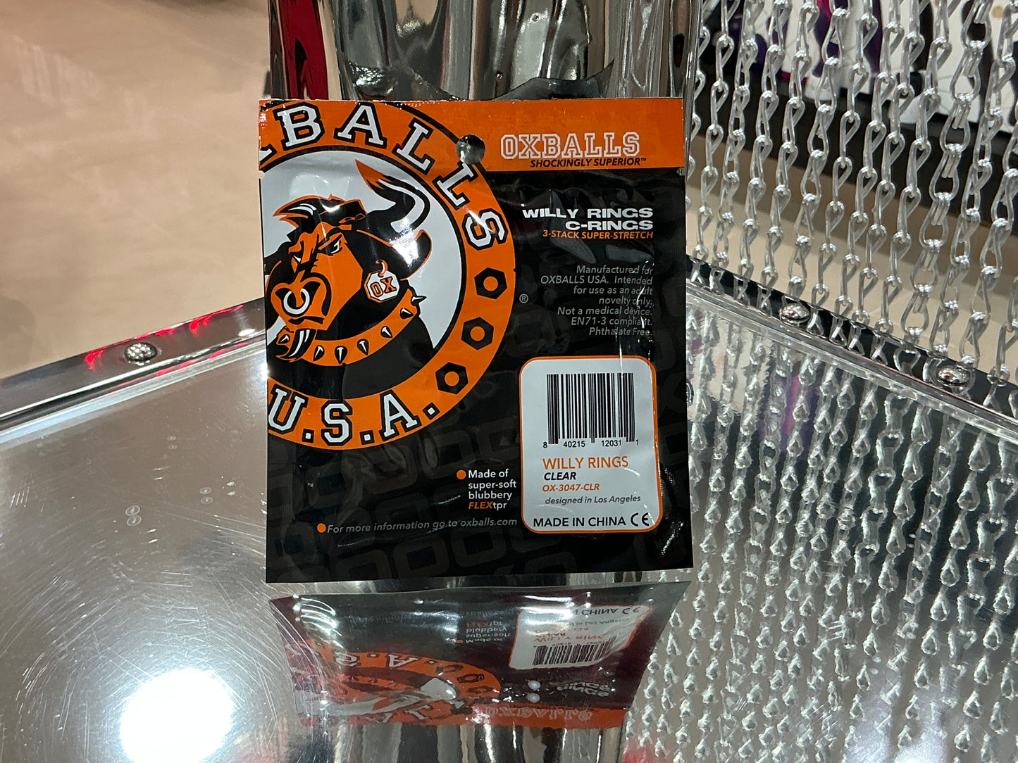 OXBALLS Willy Rings 3 Pack Clear