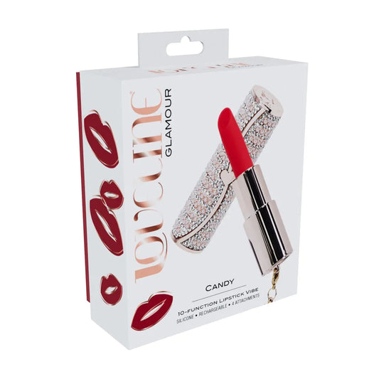 LOVELINE Candy - Lipstick Vibrator with 4 Attachments