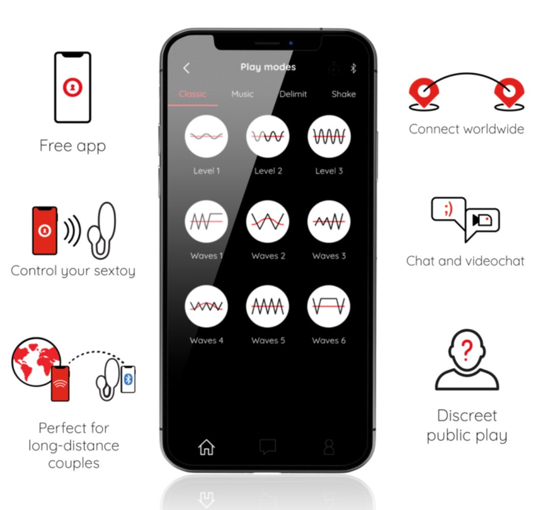 ONINDER Manila Panty Vib APP Remote