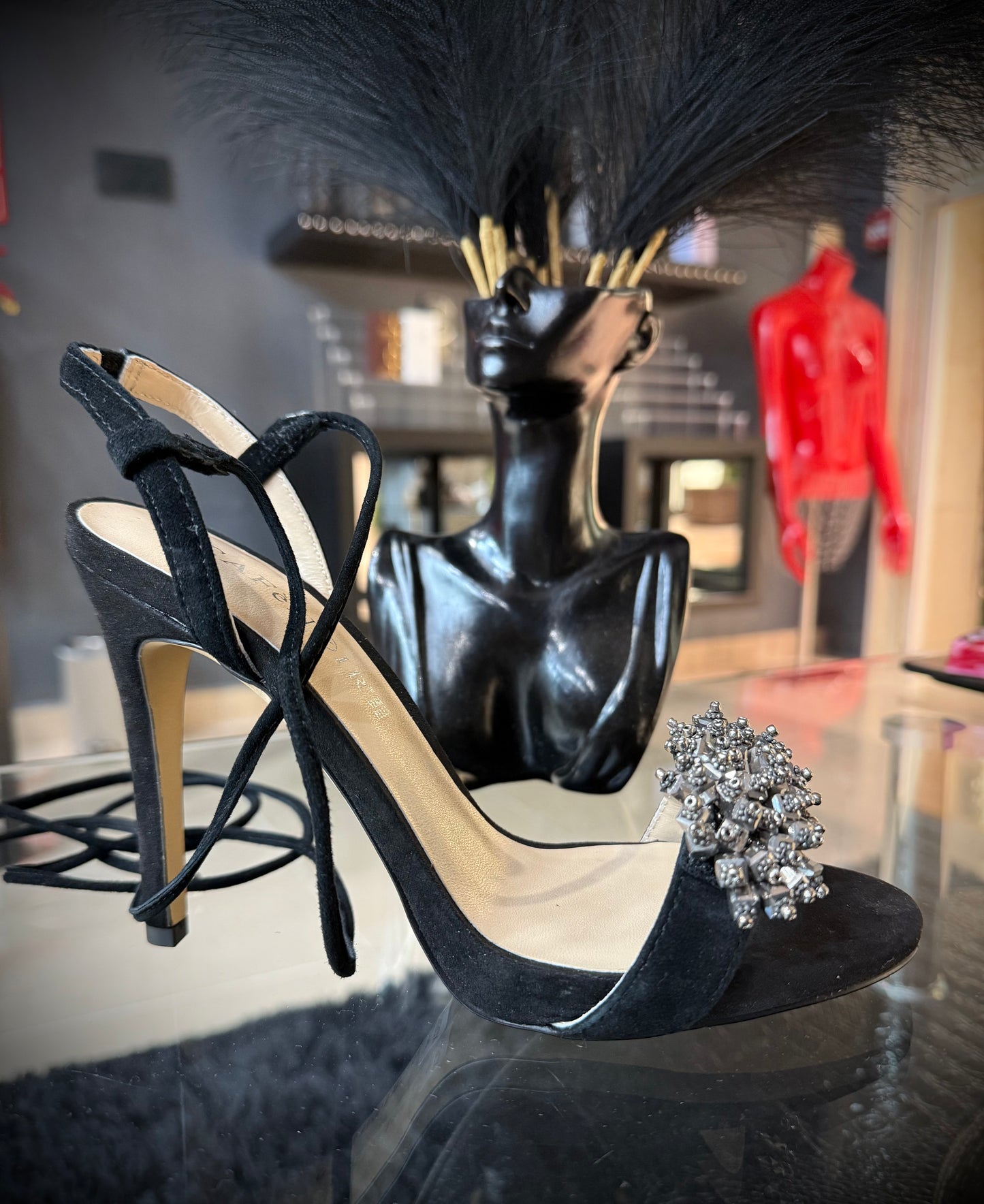 ZAPA Cafenoir Black Sandals