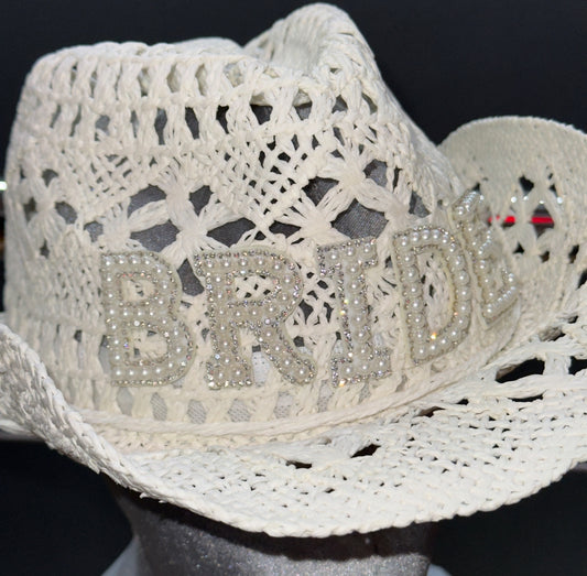 XBLACKBOX Bridal Beach Hat