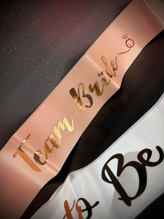 XBLACKBOX Bride and Team Bride Belts