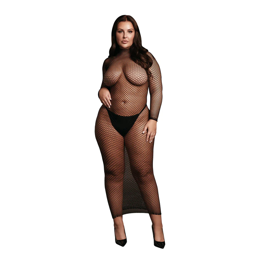 LEDÉSIR Long Dress Fishnet