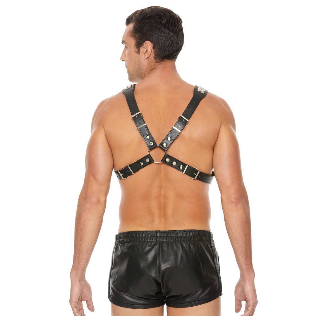 OUCH! Pyramid Stud Men’s Body Harness