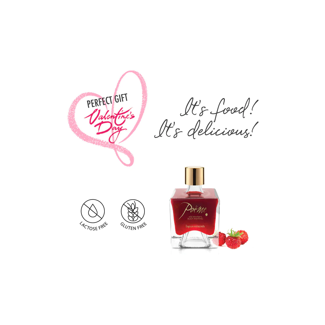 BIJOUXINDISCRETS Poéme Bodypainting Strawberry
