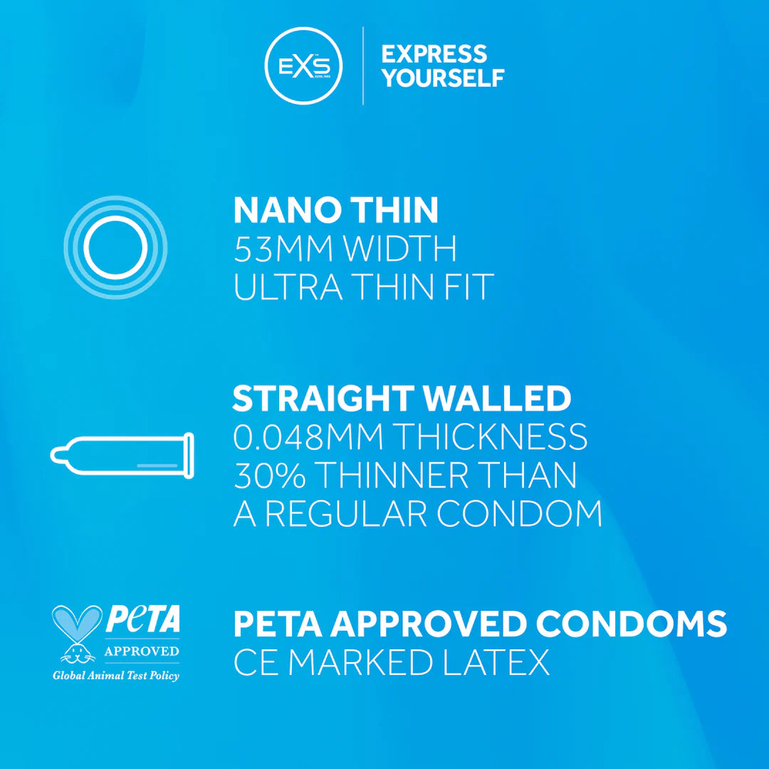 EXS Nano Thin 3 Condoms