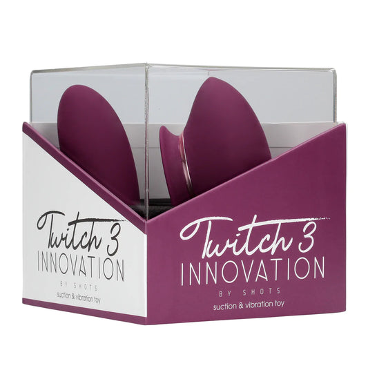 TWITCH 3 Rechargeable Vibrator and Suction