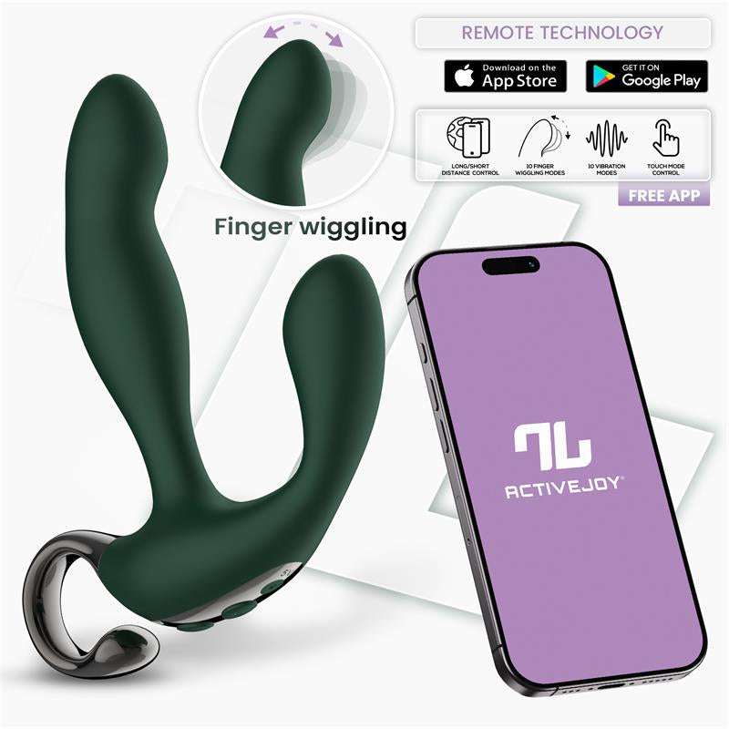 INTOYOU Greeny Finger Wiggling Prostate Massager App
