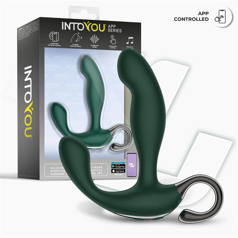 INTOYOU Greeny Finger Wiggling Prostate Massager App