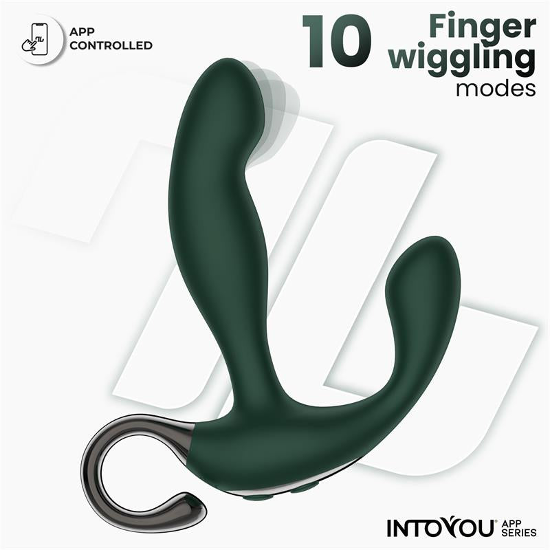 INTOYOU Greeny Finger Wiggling Prostate Massager App