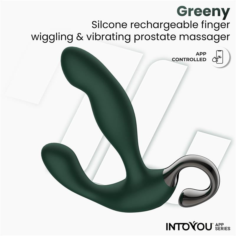 INTOYOU Greeny Finger Wiggling Prostate Massager App