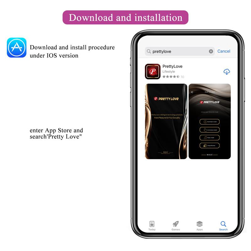 PRETTYLOVE Ethan Vibrator App