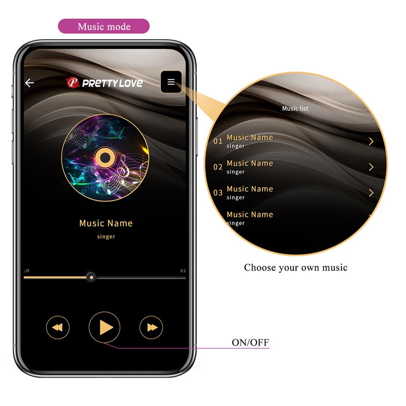 PRETTYLOVE Ethan Vibrator App