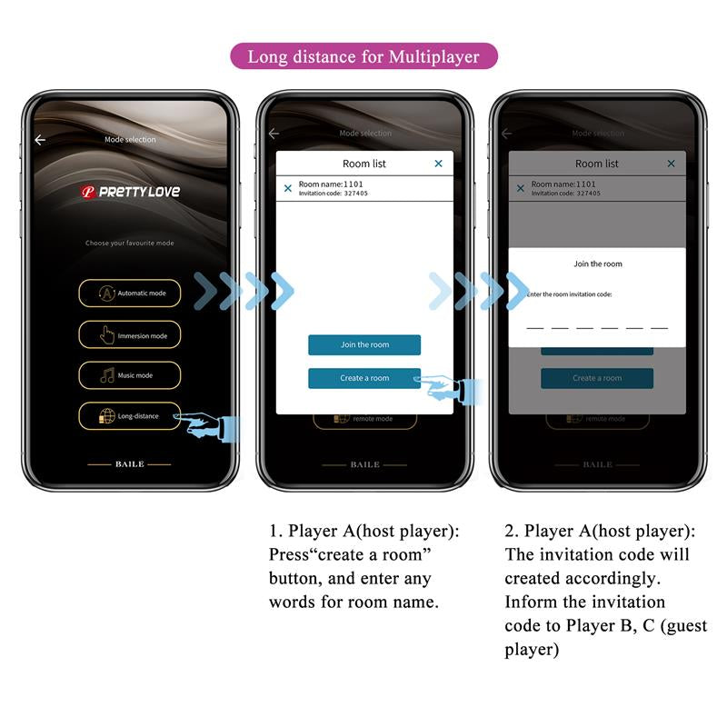 PRETTYLOVE Ethan Vibrator App