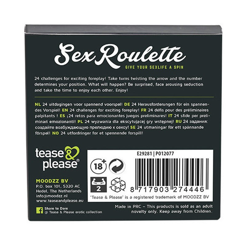 TEASE&PLEASE Sex Roulette Foreplay