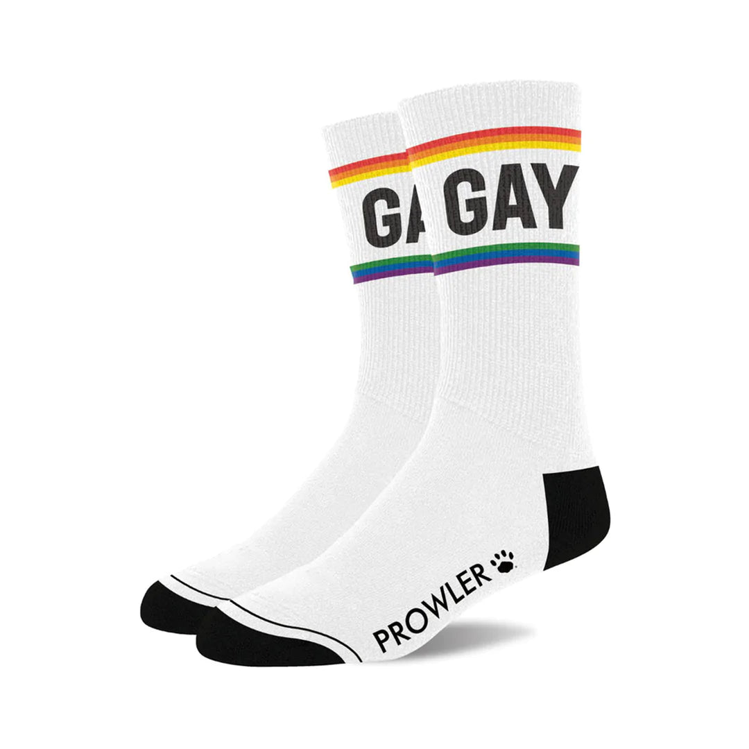 PROWLER Gay Socks - White/Pride