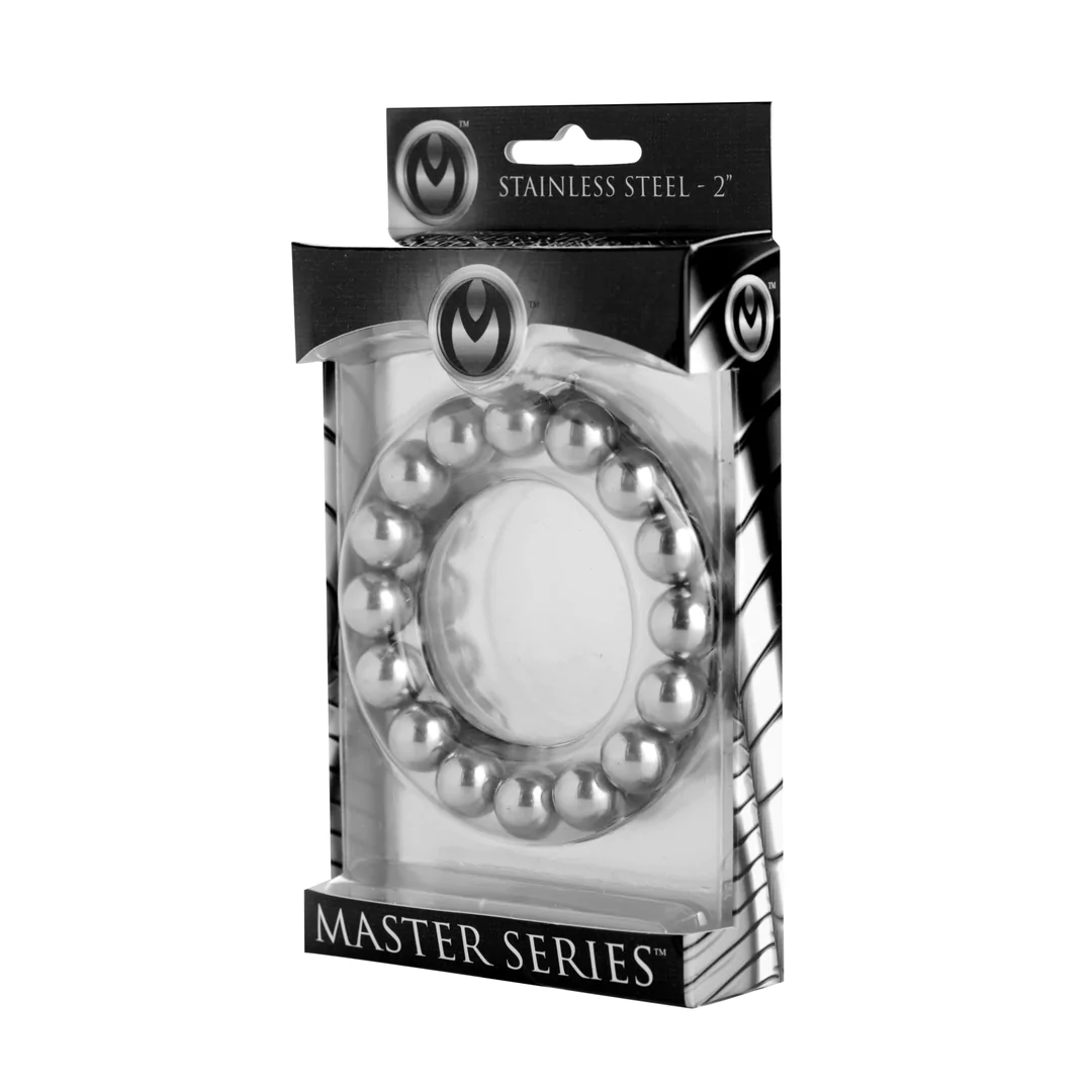 MASTERSERIES Meridian Cockring with Beads