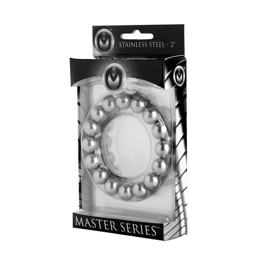 MASTERSERIES Meridian Cockring with Beads