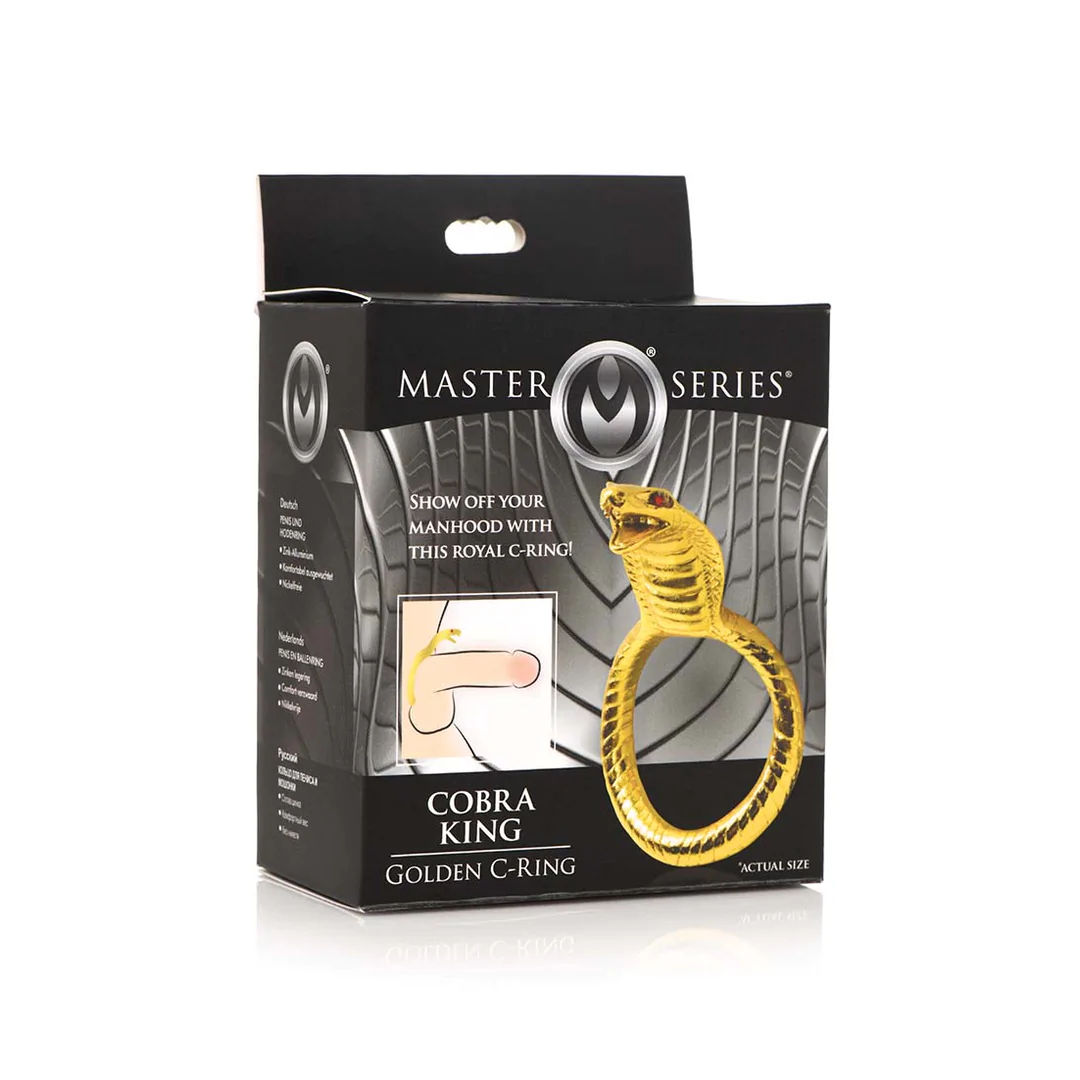MASTERSERIES Cobra King Gold Cockring