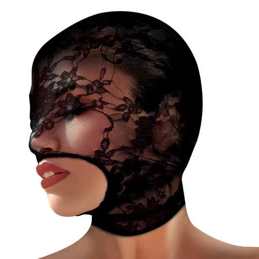 MASTERSERIES Lace Seduction Bondage Mask
