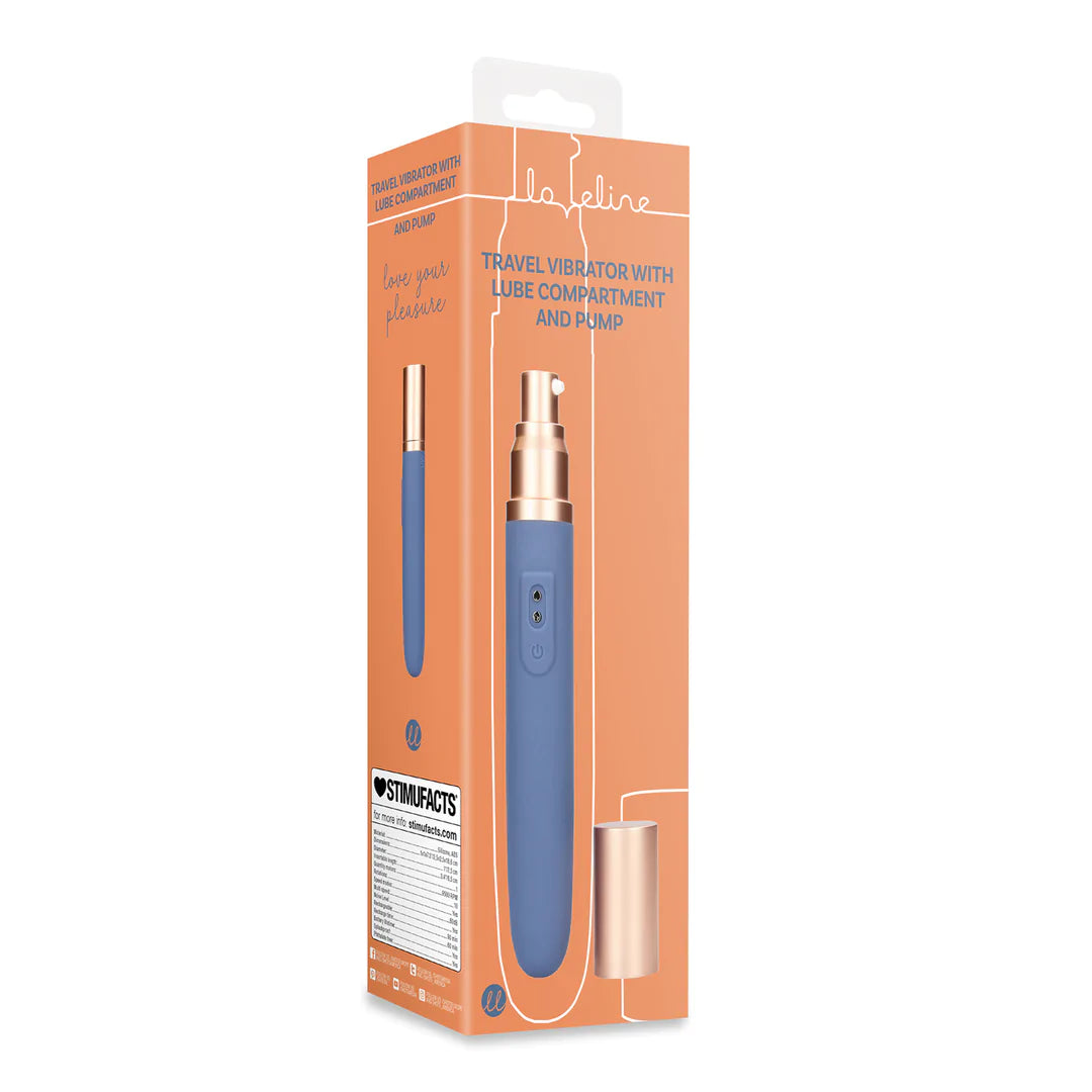 LOVELINE Travel Vibrator with Lube Compartment
