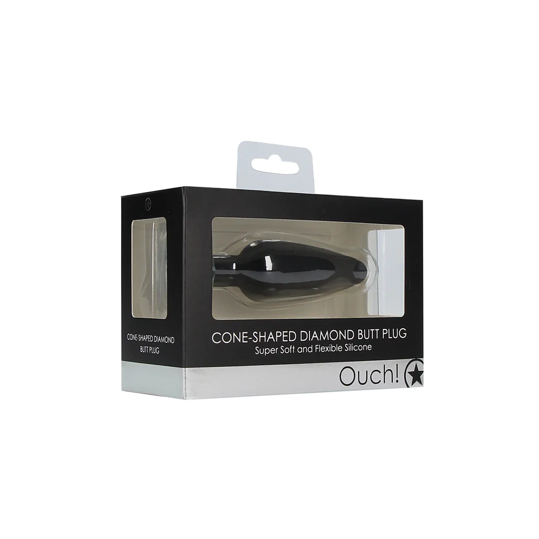 OUCH! Cone-Shaped Diamond Butt Plug