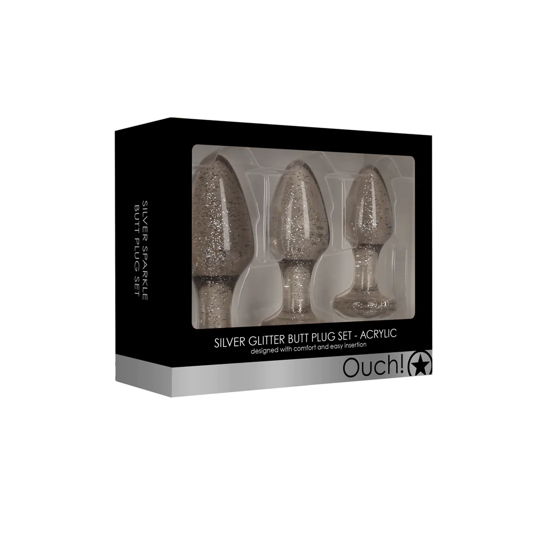 OUCH! Acrylic Butt Plug Set