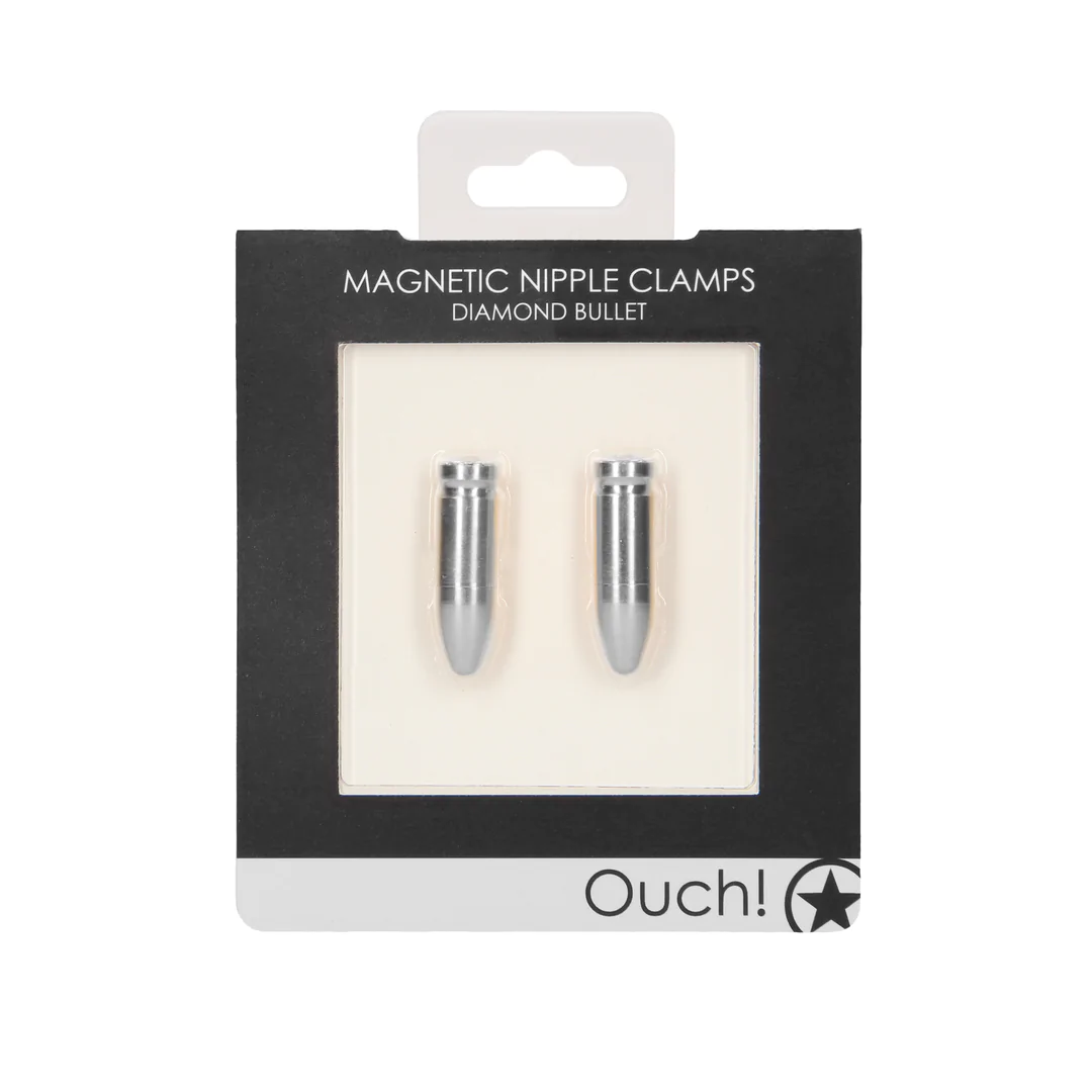 OUCH! Magnetic Nipple Clamps Diamond