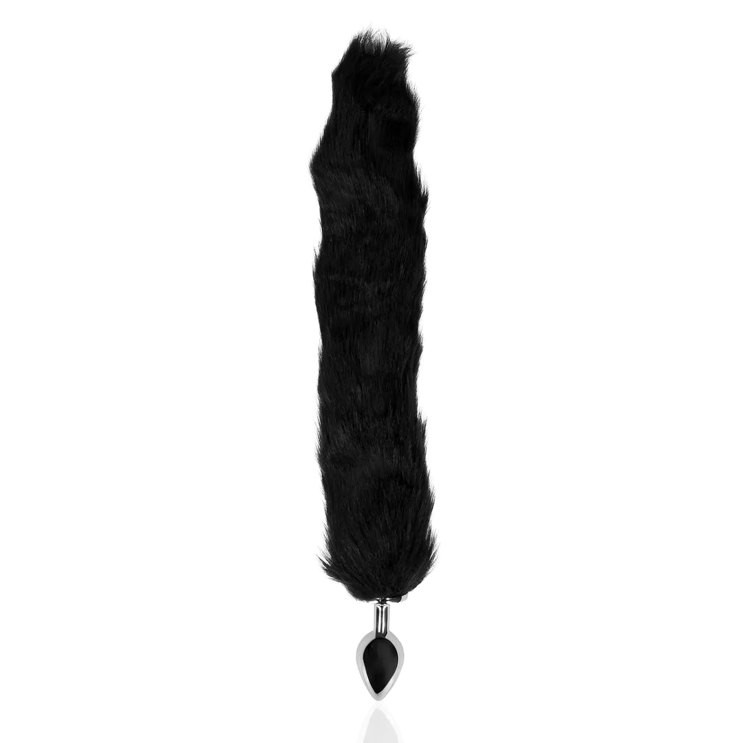 OUCH! Fox Tail with Metal Butt Plug