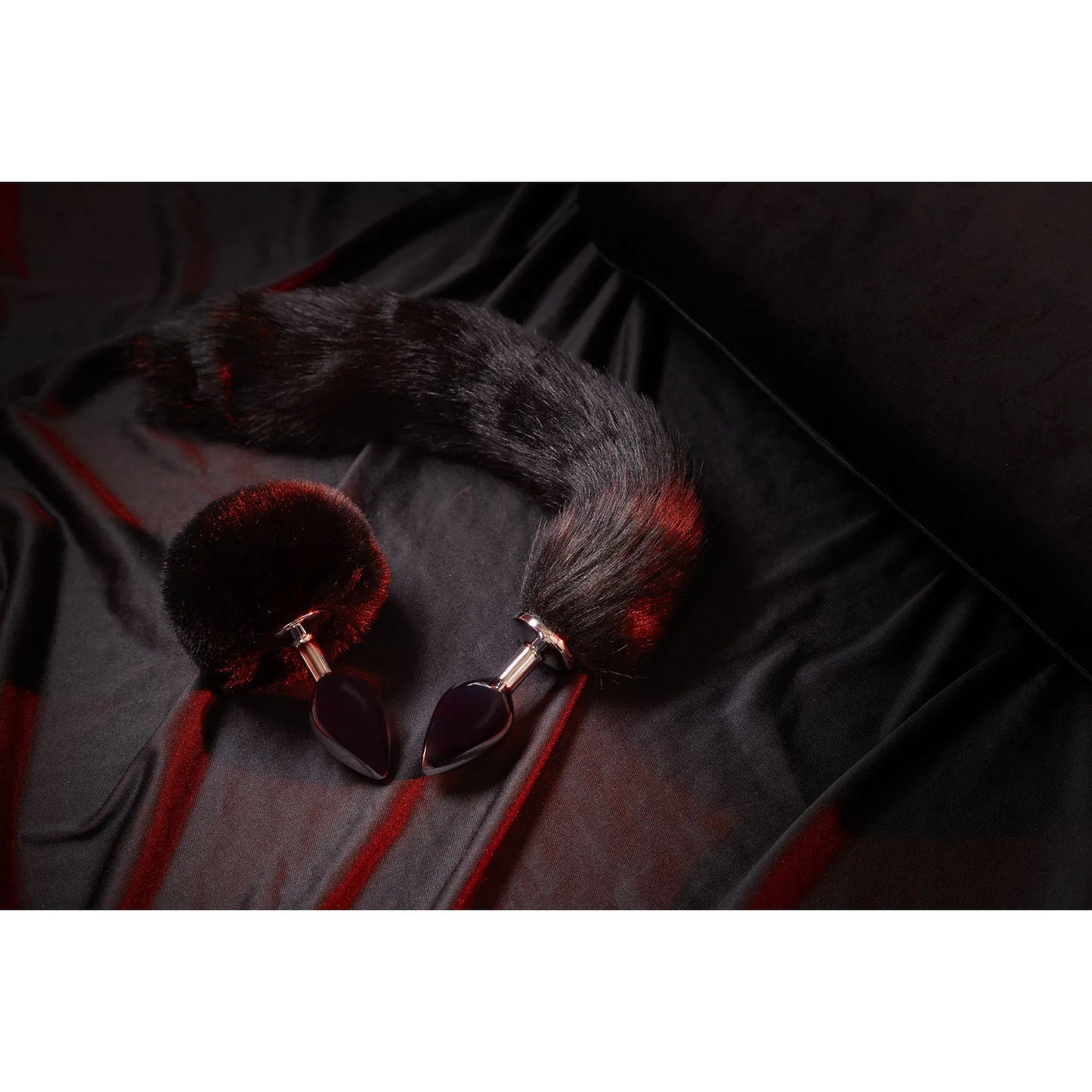 OUCH! Fox Tail with Metal Butt Plug