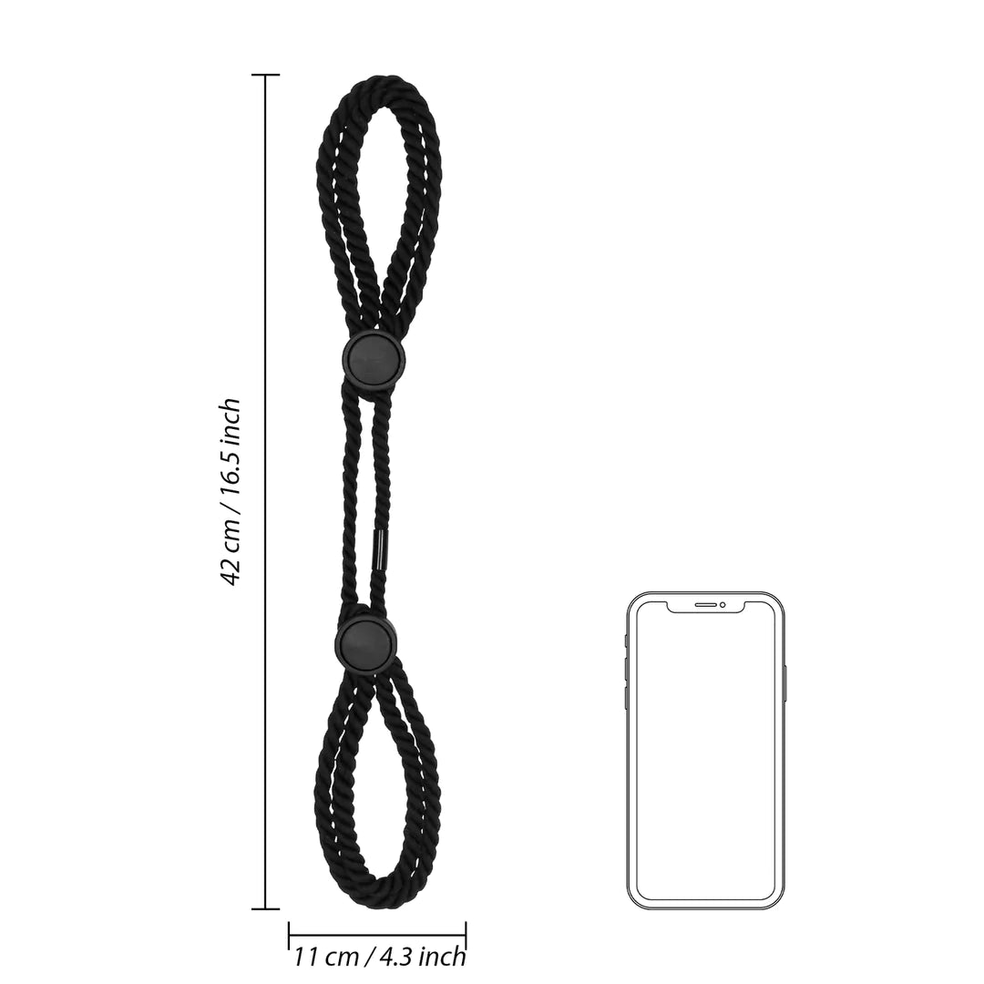 OUCH! Adjustable Rope Hand Cuffs