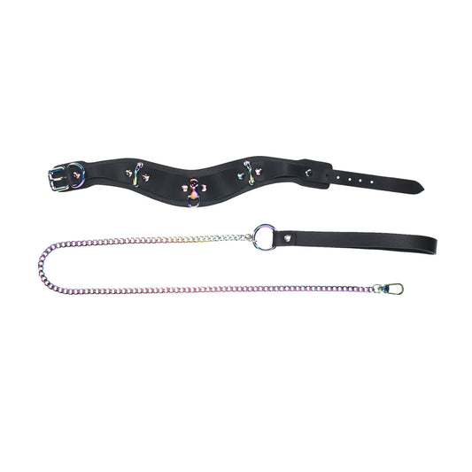OUCH! Venice Collection Collar with Leash