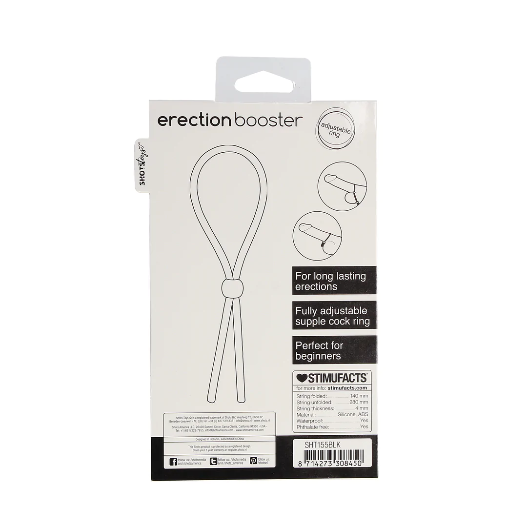 SHOTS Erection Booster Adjustable Ring