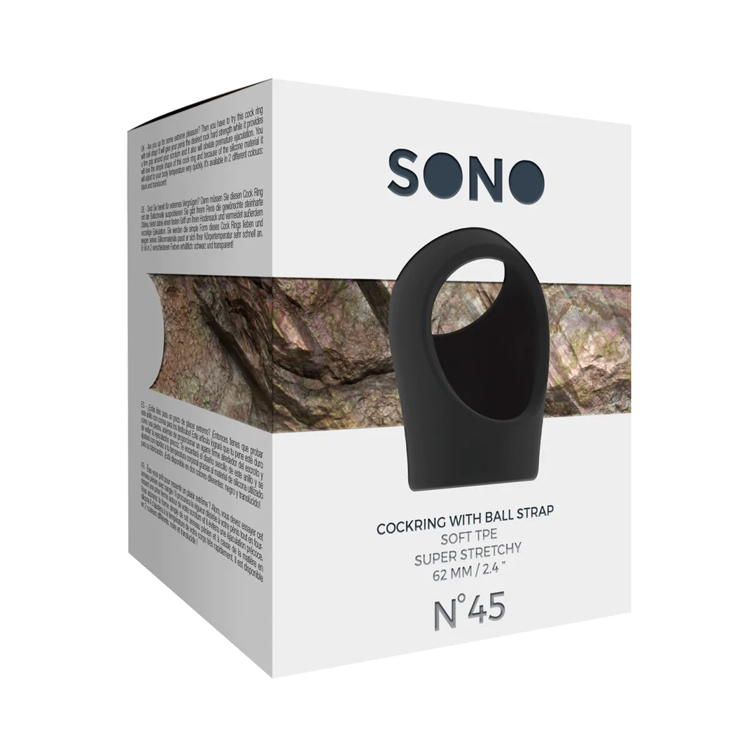 SONO No.45 Cockring with Ball Strap