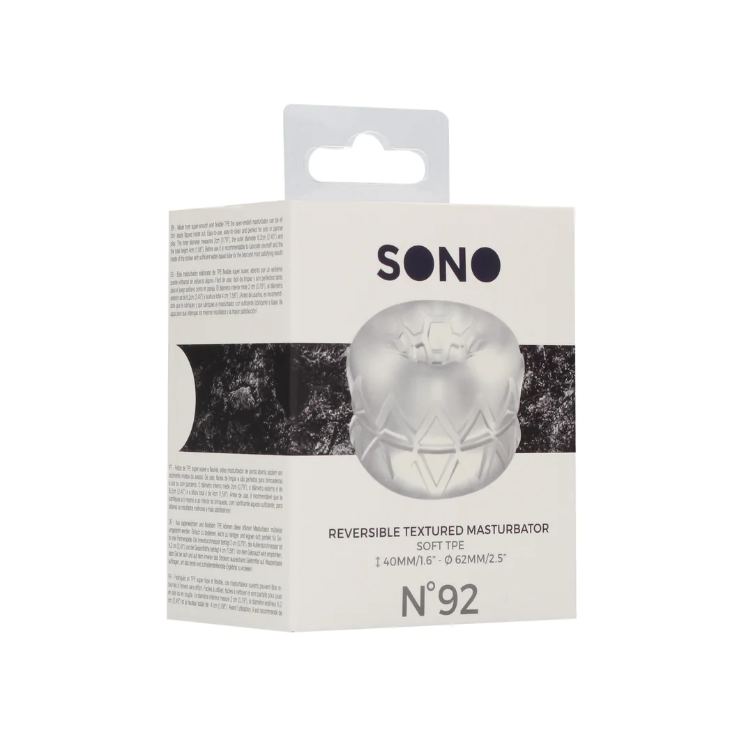 SONO No.92 Cockring Masturbator and Bumper in 1