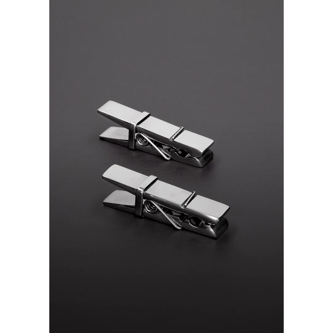 STEELBYSHOTS Cloth Pin Nipple Clamps