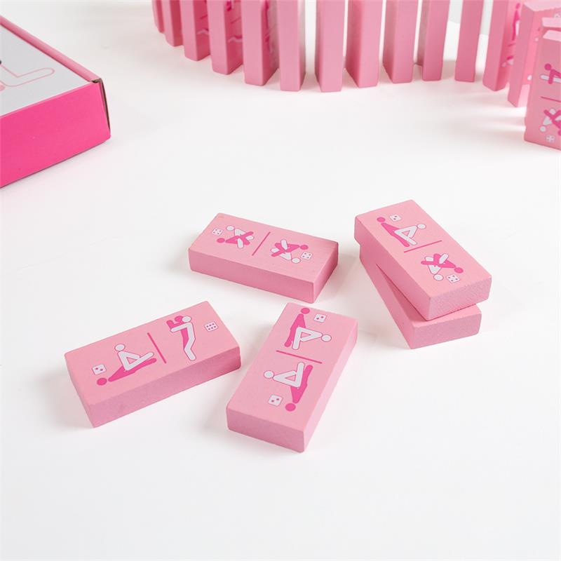 SECRETPLAY Kinky Domino Wood Game