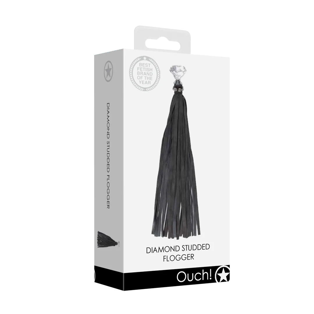 OUCH! Diamond Studded Flogger