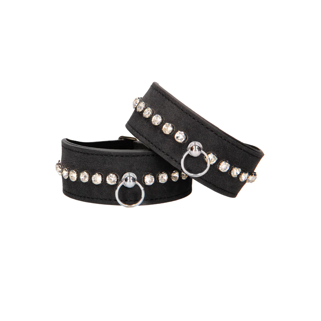 OUCH! Diamond Studded Wrist Cuffs