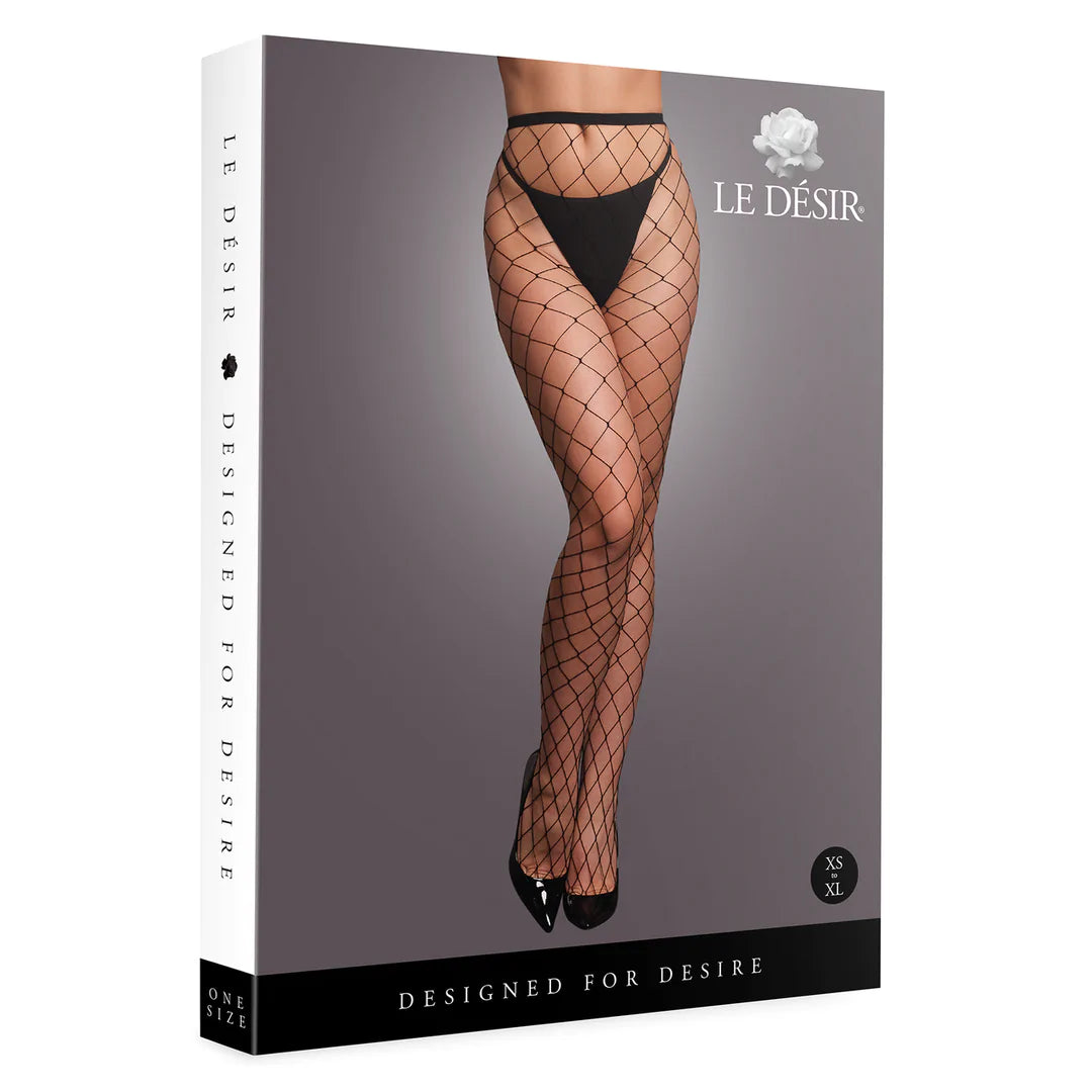 LEDÉSIR Panty with Big Fishnet Structure
