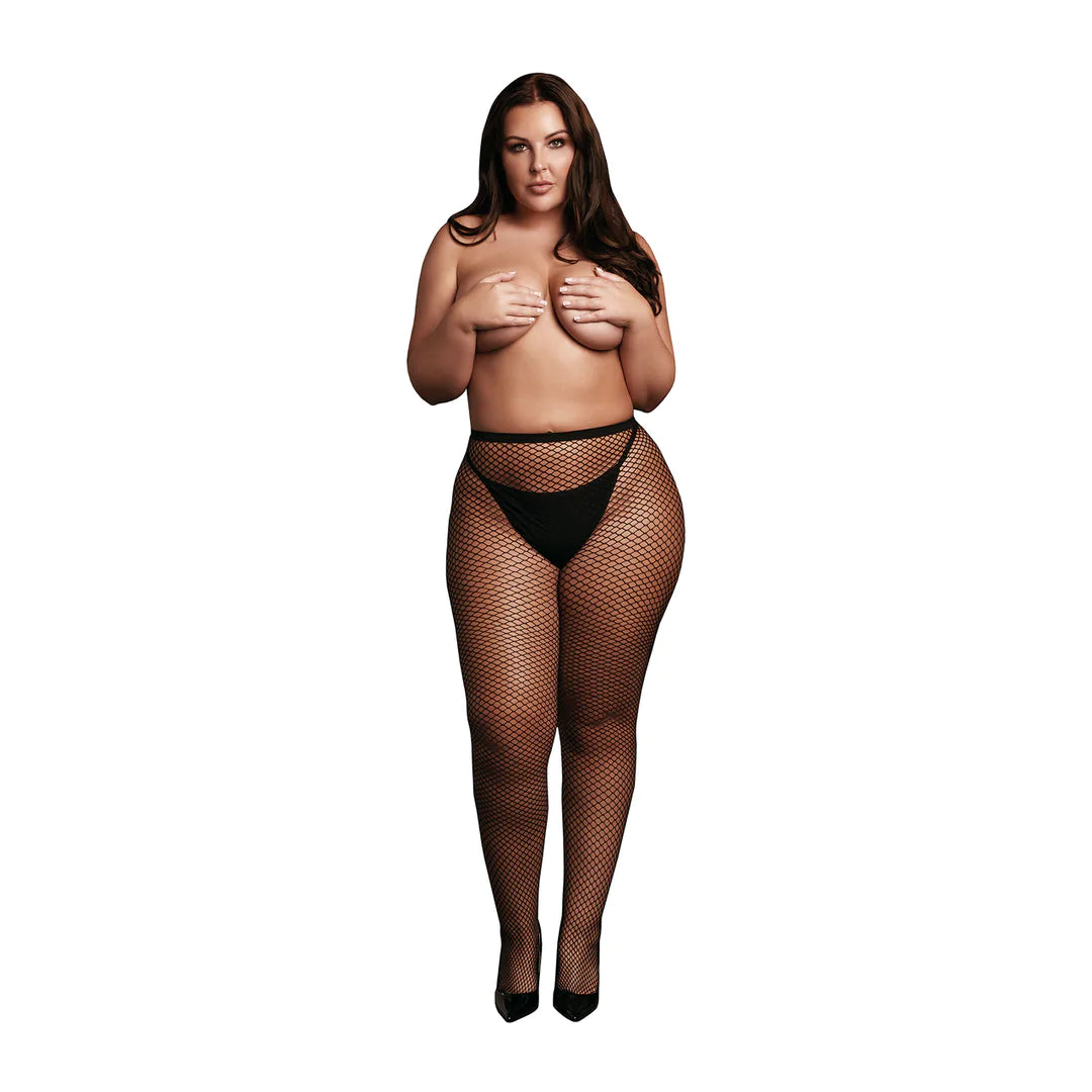 LEDÉSIR Panty with Small Fishnet Structure