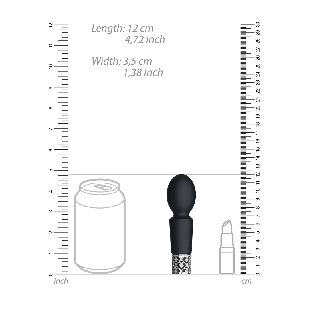 ROYALGEMS Brilliant Mini Wand Vibrator