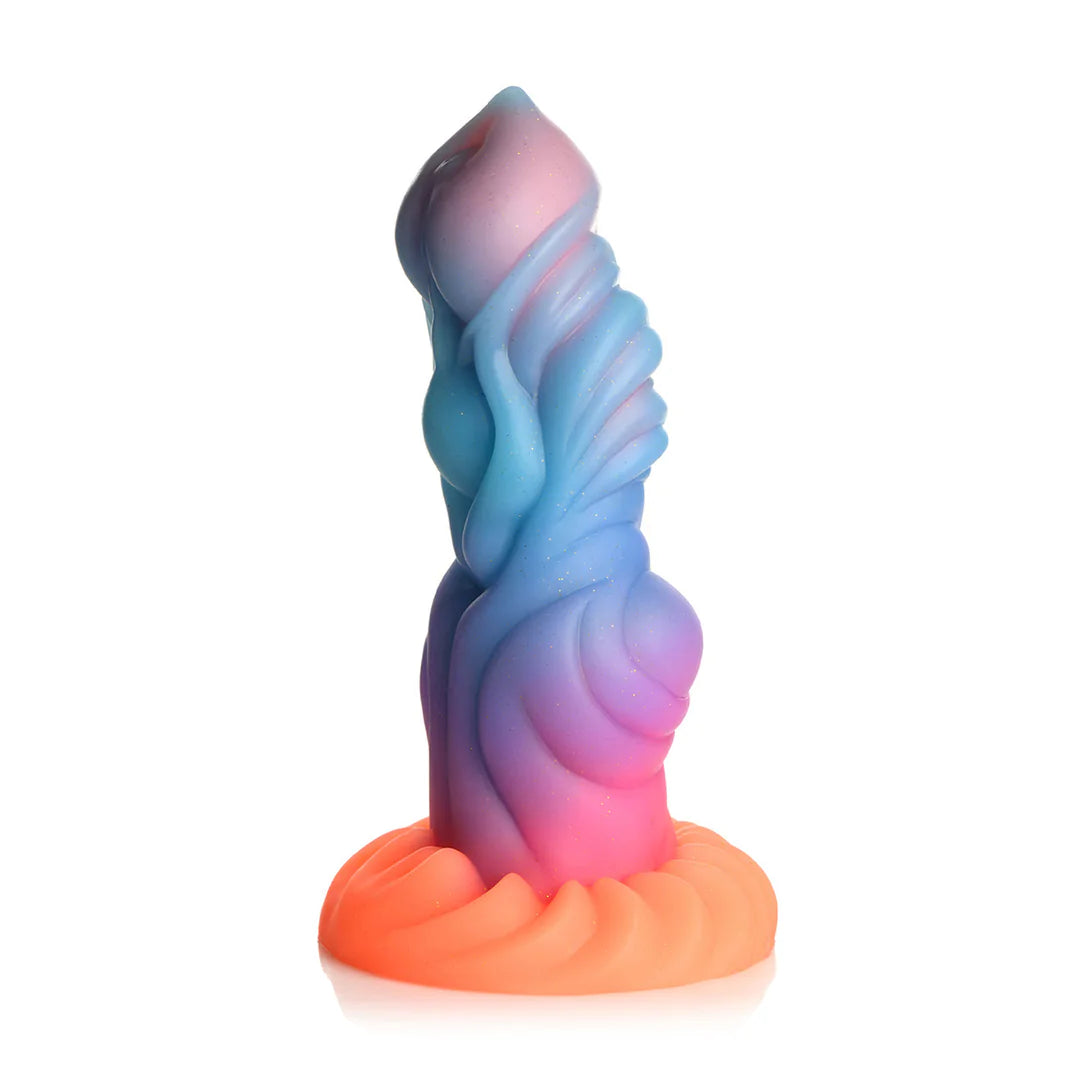 CREATURECOCKS Alien Invader - Alien Glow-in-the-Dark Silicone Dildo