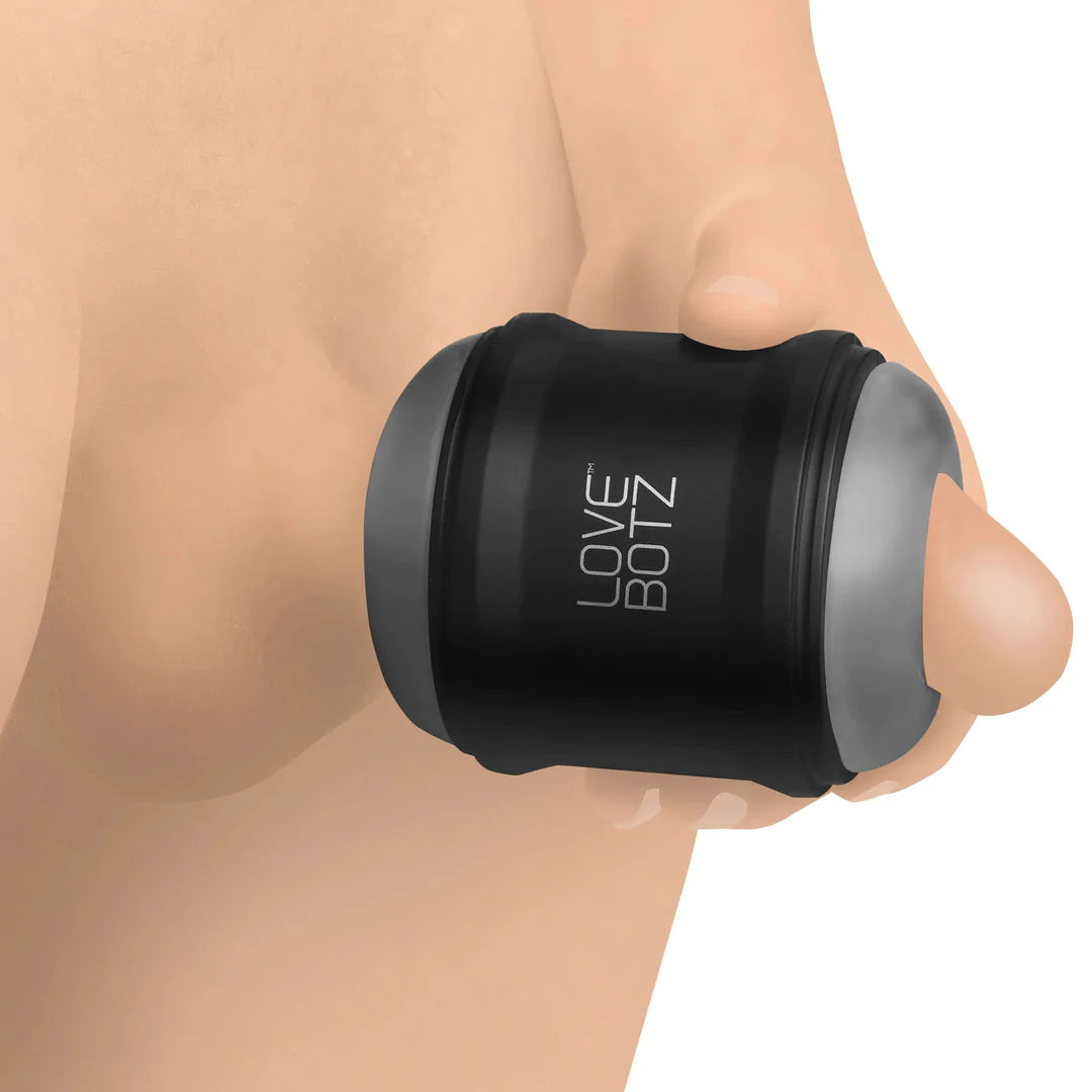 XRBRANDS Cyber Stroke Vibrating Stroker - Black