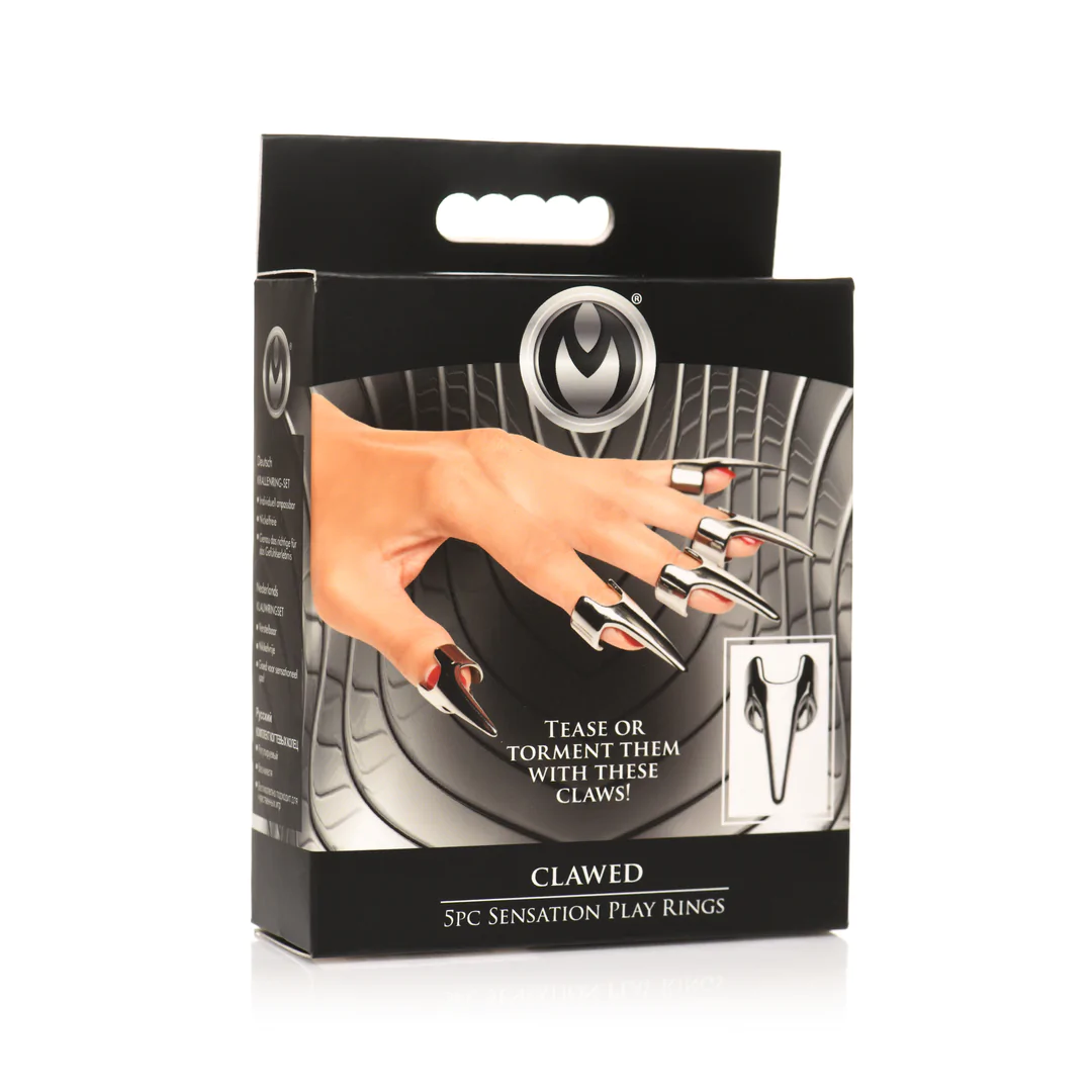 MASTERSERIES Clawed - Sensation Play Rings - 5 Pieces