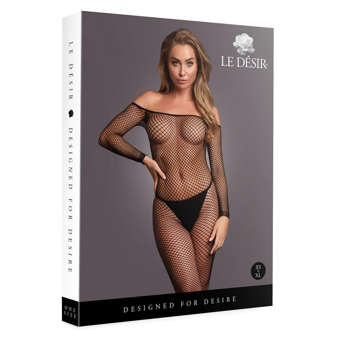 LEDÉSIR Bodystocking OffShoulder Neck