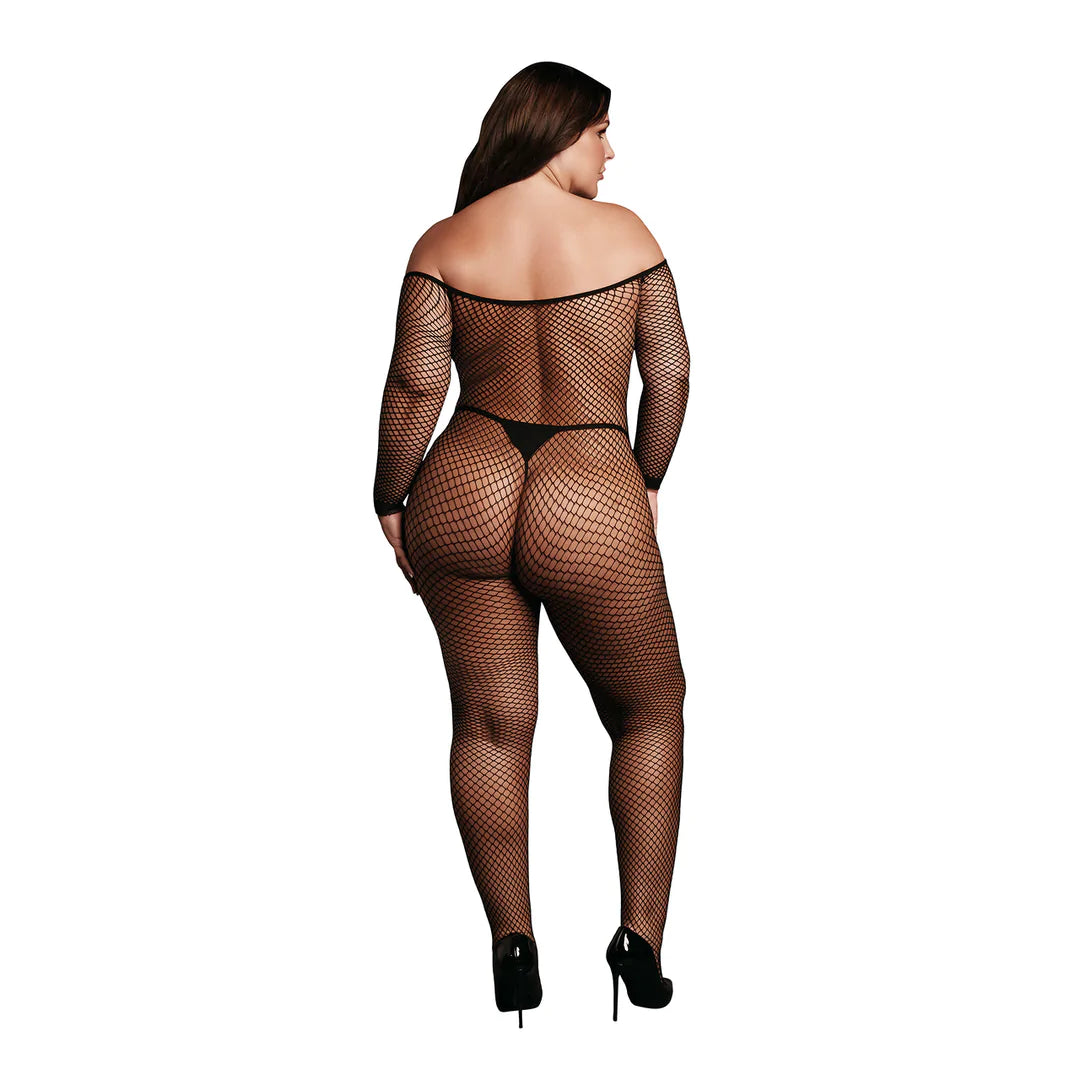 LEDÉSIR Bodystocking OffShoulder Neck