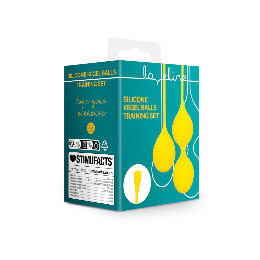 LOVELINE Silicone Kegel Balls Training Set - Carambola