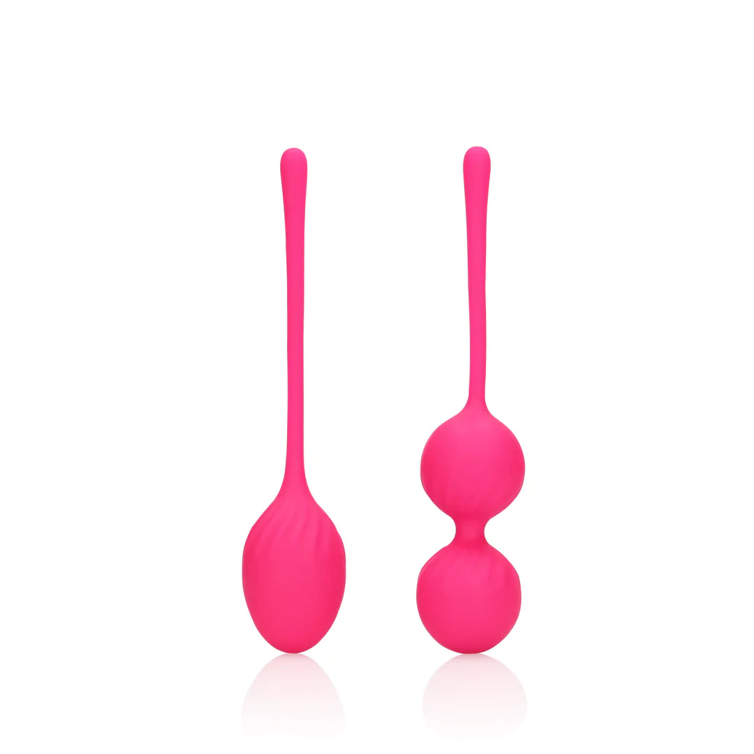 LOVELINE 2 Piece Thumping Kegel Ball Set - Wild Strawberry